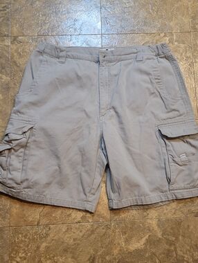 Woolrich Cargo Shorts Mens 36 Beige Hiking Fishing Outdoor Gorpcore Camping